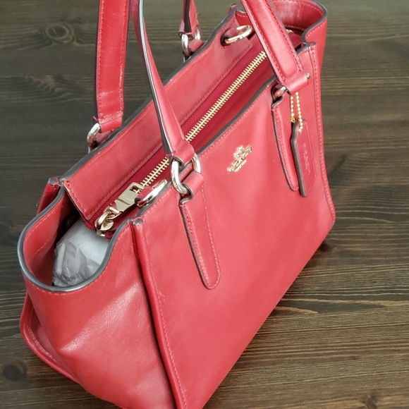 Brand New Coach SMTH Mini Crossbody Red Current - Picture 9 of 11